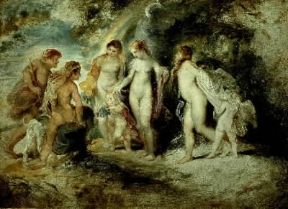 Pieter Paul Rubens. Giudizio di Paride (Londra, National Gallery).De Agostini Picture Library / G. Nimatallah