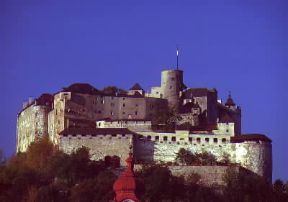 Salisburgo. Il castello di Hohensalzburg.De Agostini Picture Library / G. P. Cavallero