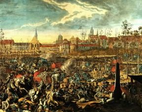 Germania. La battaglia delle Nazioni svoltasi a Lipsia il 19 ottobre 1813.De Agostini Picture Library/A. Dagli Orti