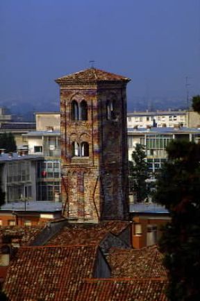 Udine. Veduta del campanile della chiesa di San Pietro Martire.De Agostini Picture Library/A. De Gregorio