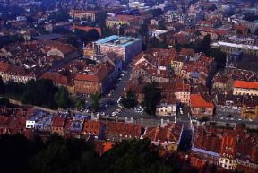 Lubiana. Una veduta della capitale slovena.De Agostini Picture Library/S. Vannini