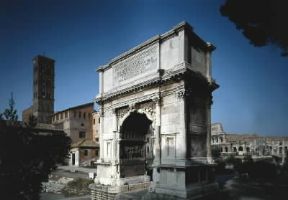 Arco. L'Arco di Tito a Roma.De Agostini Picture Library/G. Nimatallah
