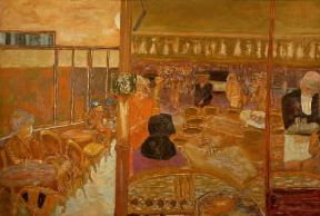 Pierre Bonnard . Il caffÃ© del Petit Poucet noto anche come Place Clichy di sera, (BesanÃ§on, MusÃ©e des Beaux Arts).De Agostini Picture Library/G. Dagli Orti
