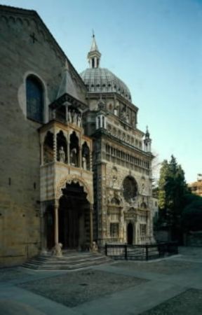 Bergamo. Facciata della cappella Colleoni.De Agostini Picture Library/G. Cigolini