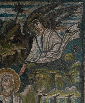 Angelo. Mosaico (Ravenna, San Vitale).De Agostini Picture Library/A. De Gregorio