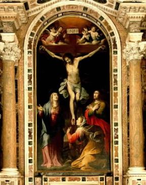 Giulio Cesare Procaccini. Pala d'altare per la cappella del Crocefisso (Milano, S. Alessandro).De Agostini Picture Library/G. Cigolini