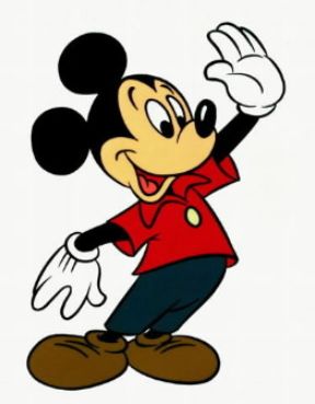 Mickey Mouse. Il celebre personaggio di Walt Disney, noto in Italia come Topolino, in un disegno degli anni Cinquanta.Walt Disney Company