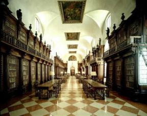Baldassarre Longhena. La biblioteca del convento di S. Giorgio Maggiore a Venezia.De Agostini Picture Library/E. Lessing