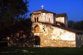 Eubea. La chiesa di Aulonari.De Agostini Picture Library/G. SioÃ«n
