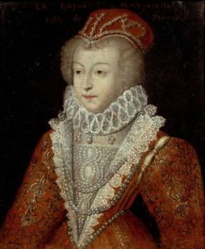 Margherita di Valois regina di Navarra, detta la regina Margot, in un ritratto dell'epoca.De Agostini Picture Library/G. Dagli Orti