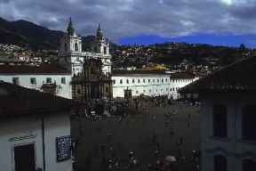 Ecuador . La chiesa di S. Francesco nella capitale ecuadoregna.De Agostini Picture Library/V. Degrandi
