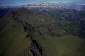 Dolomiti . Gruppo del Sella (3151 m).De Agostini Picture Library/S. Vannini