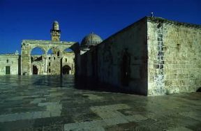 Gerusalemme. La vasta spianata rettangolare del tempio di Erode.De Agostini Picture Library/S. Vannini