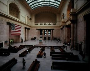 Atrio dell'Union Station di Chicago.De Agostini Picture Library/S. Vannini
