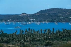 Antigua e Barbuda. English Harbour nell'isola di Antigua.De Agostini Picture Library/Rivolta