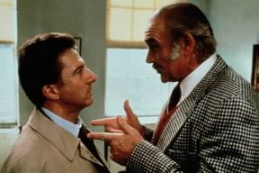 Attore. Sean Connery e Dustin Hoffman.De Agostini Picture Library