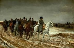 Jean-Louis-Ernest Meissonier. La campagna di Francia del 1814 (Parigi, MusÃ©e d'Orsay).De Agostini Picture Library/G. Dagli Orti