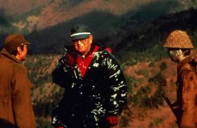 Akira Kurosawa sul set di Sogni (1989).De Agostini Picture Library