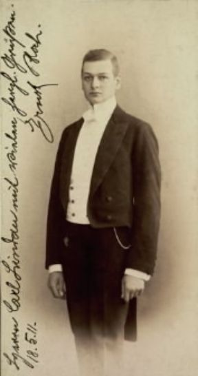 Ernest Bloch in un ritratto con dedica del 1911.De Agostini Picture Library/A. Dagli Orti