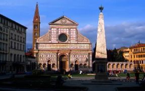 Firenze. La facciata di S. Maria Novella.De Agostini Picture Library/G. Garfagna