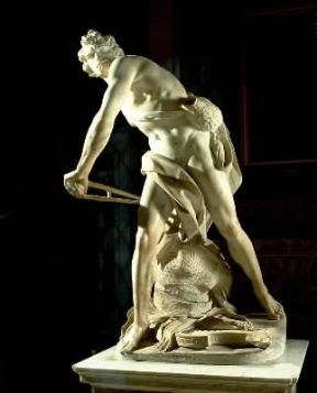 Scultura. David di Gian Lorenzo Bernini (Roma, Galleria Borghese).De Agostini Picture Library / G. Nimatallah
