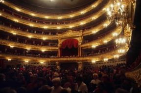 BolÂšoj Teatr . Interno del teatro in stile neoclassico.De Agostini Picture Library/Cedri