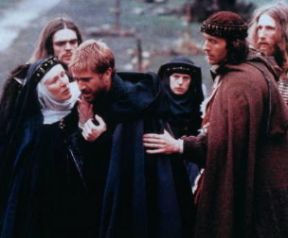 Franco Zeffirelli. Una scena del film Amleto del 1990 interpretato da M. Gibson e G. Close.De Agostini Picture Library