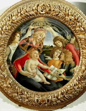Sandro Botticelli . Madonna del Magnificat (Firenze, Galleria degli Uffizi).De Agostini Picture Library/A. Dagli Orti
