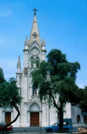 Antofagasta. La facciata della cattedrale.De Agostini Picture Library/W. Buss