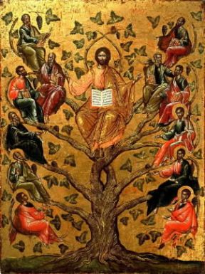 Icona raffigurante Cristo con gli Apostoli.De Agostini Picture Library / G. Dagli Orti
