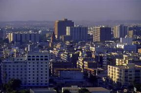 Karachi. Veduta dei quartieri centrali, dall'architettura tipicamente occidentale.De Agostini Picture Library/W. Buss