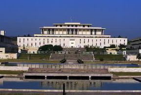 Pakistan . La sede del Parlamento a Islamabad.De Agostini Picture Library/W. Buss