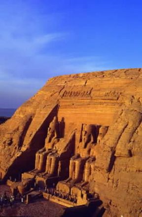 Egitto . Il tempio di Ramesse II ad Abu Simbel.De Agostini Picture Library/G. SioÃ«n