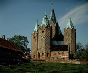 Danimarca . La cattedrale di Kalundborg (ca. 1170-90).De Agostini Picture Library/A. Dagli Orti