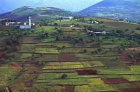 Marocco. Veduta delle pianure fertili del versante meridionale del Rif.De Agostini Picture Library/C. Sappa
