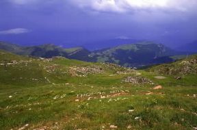 Trentino Alto-Adige. Veduta del monte Baldo e del lago di Garda (Trento).De Agostini Picture Library/G. Carfagna