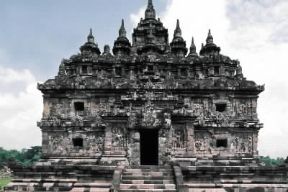 Asia. Tempio buddista Candi Plaosan a Giava.De Agostini Picture Library/L. Romano