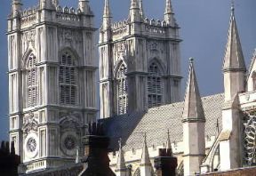 Londra. Particolare dell'abbazia di Westminster.De Agostini Picture Library/G. Wright