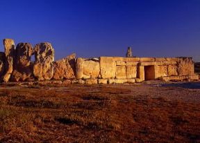 Malta. Il tempio megalitico di Tarxien, nell'isola di Malta.De Agostini Picture Library/A. Dagli Orti