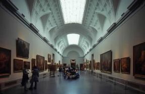 Museo del Prado. Una sala del museo madrileno.De Agostini Picture Library/W. Buss