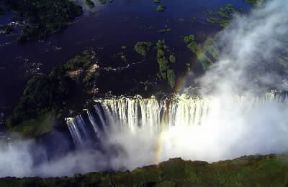Zimbabwe. Le cascate Vittoria.De Agostini Picture Library/G. SioÃ«n
