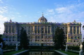 Spagna . Veduta del Palazzo Reale di Madrid.De Agostini Picture Library/W. Buss