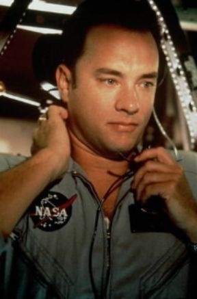 Tom Hanks interprete del film Apollo 13 (1995) di R. Howard.De Agostini Picture Library