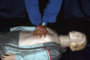 Massaggio cardiaco esterno. La posizione corretta delle mani. Massaggio cardiaco esterno. Il massaggio cardiaco è una tecnica basilare della rianimazione che permette di assicurare un apporto di sangue ai tessuti nobili come il cervello.