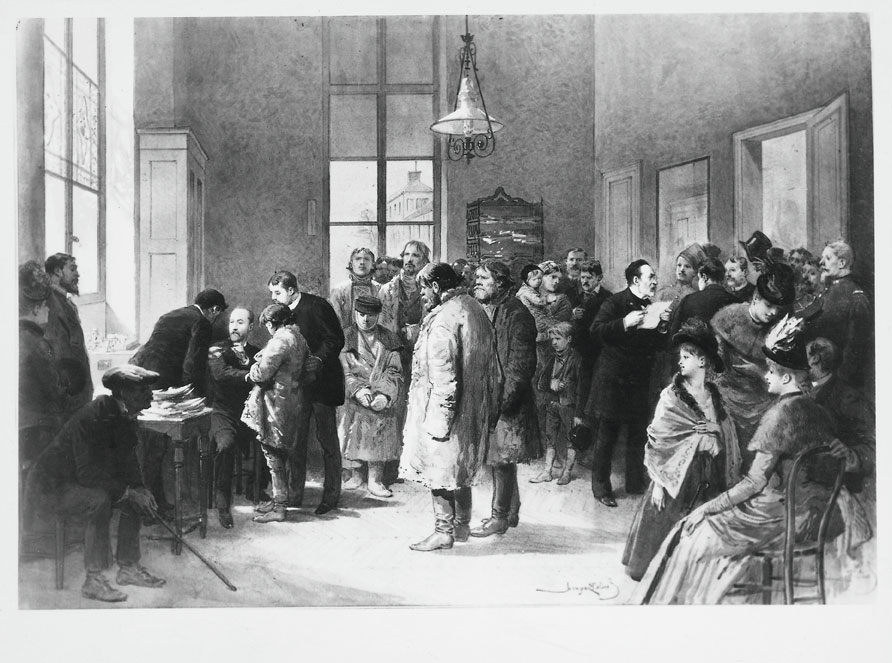 Il biologo Louis Pasteur e il suo assistente durante una vaccinazione antirabbica in un'incisione del XIX secolo Louis Pasteur non riuscì a isolare completamente il germe della rabbia, ma ne attenuò la virulenza coltivandolo nel sistema nervoso centrale dei cani. Fu la sua ultima grande conquista, avvenuta nel 1885. 