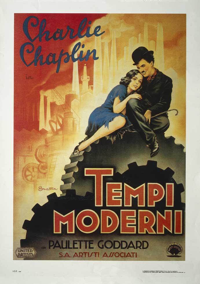 Tempi Moderni, Locandina Manifesto del film 