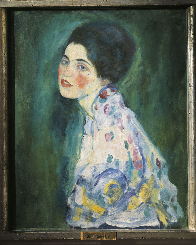 Ritratto di signora, Gustav Klimt, olio su tela, 1984 Il dipinto “Ritratto di signora” di Gustav Klimt viene trafugato nel 1997 dalla Galleria d'Arte Moderna Ricci Oddi di Piacenza.