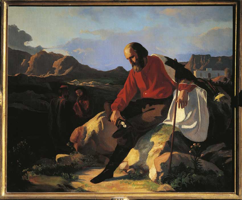 Garibaldi a Caprera Garibaldi a Caprera, 1870, olio su tela di Vincenzo Cabianca (1827-1902).
De Agostini Picture Library