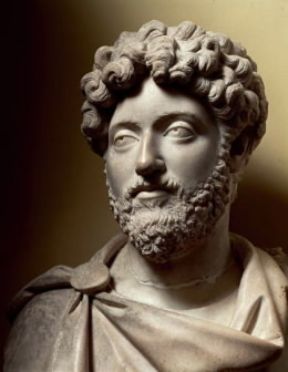 Marco Aurelio raffigurato in un busto marmoreo (Londra, British Museum).De Agostini Picture Library/G. Nimatallah Marco Aurelio raffigurato in un busto marmoreo (Londra, British Museum).De Agostini Picture Library/G. Nimatallah