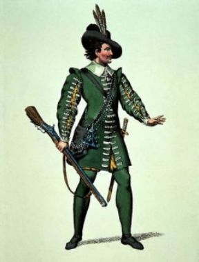 Carl Maria Friedrich von Weber. Un bozzetto per Il franco cacciatore.Bildarchiv